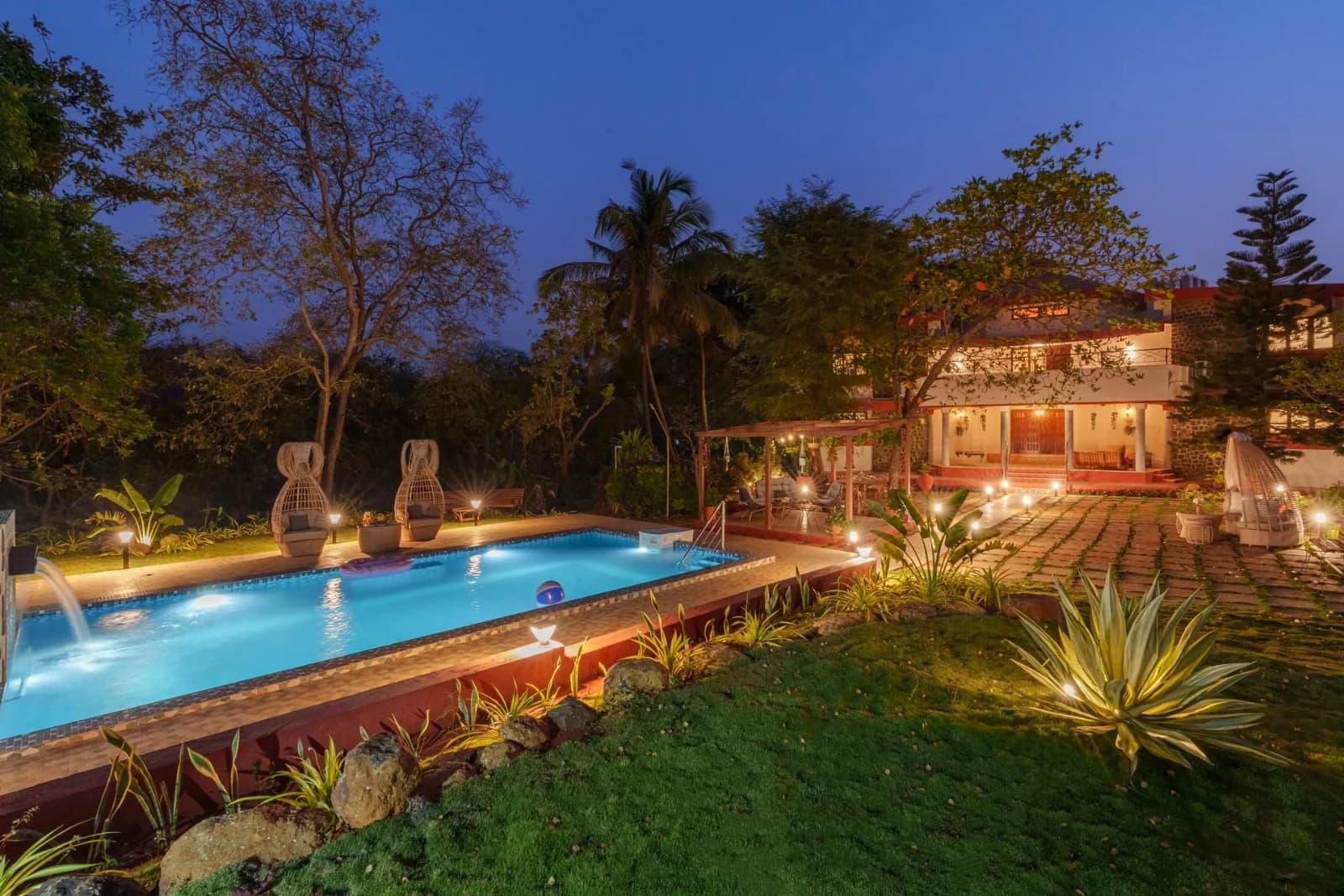 StayVista at Sun n Sky | Villa with Private Pool in Alibaug