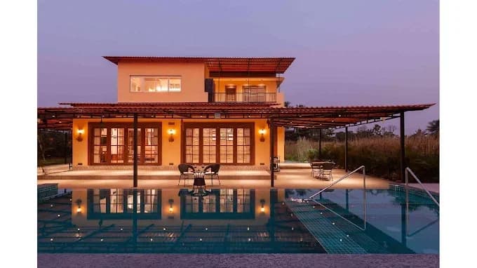 StayVista at Golden Sunsets | Premium Villa with Pool in Alibaug