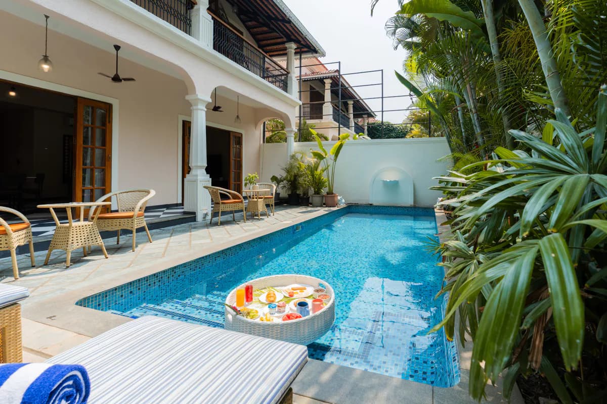 Elivaas Celest - Best Villa in Goa | 4 BHK Villa with Private Pool in Arpora, Goa