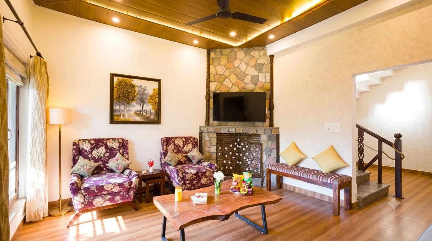 Alaya Stays The Narayana 3 BHK Retreat with Open Dining in the Hillside - Villa (Doom Gaon)