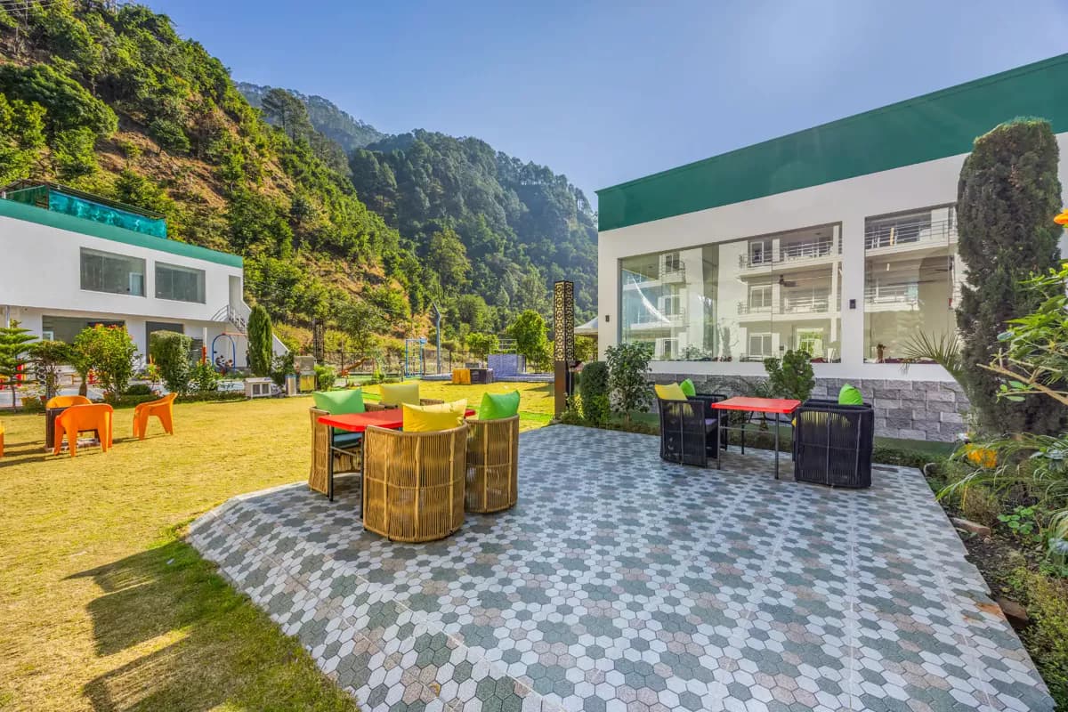 Kingdom Heartz | Elegant Pet-friendly 2-BHK Apartment With Balcony, Common Pool, Common Garden & Restaurant