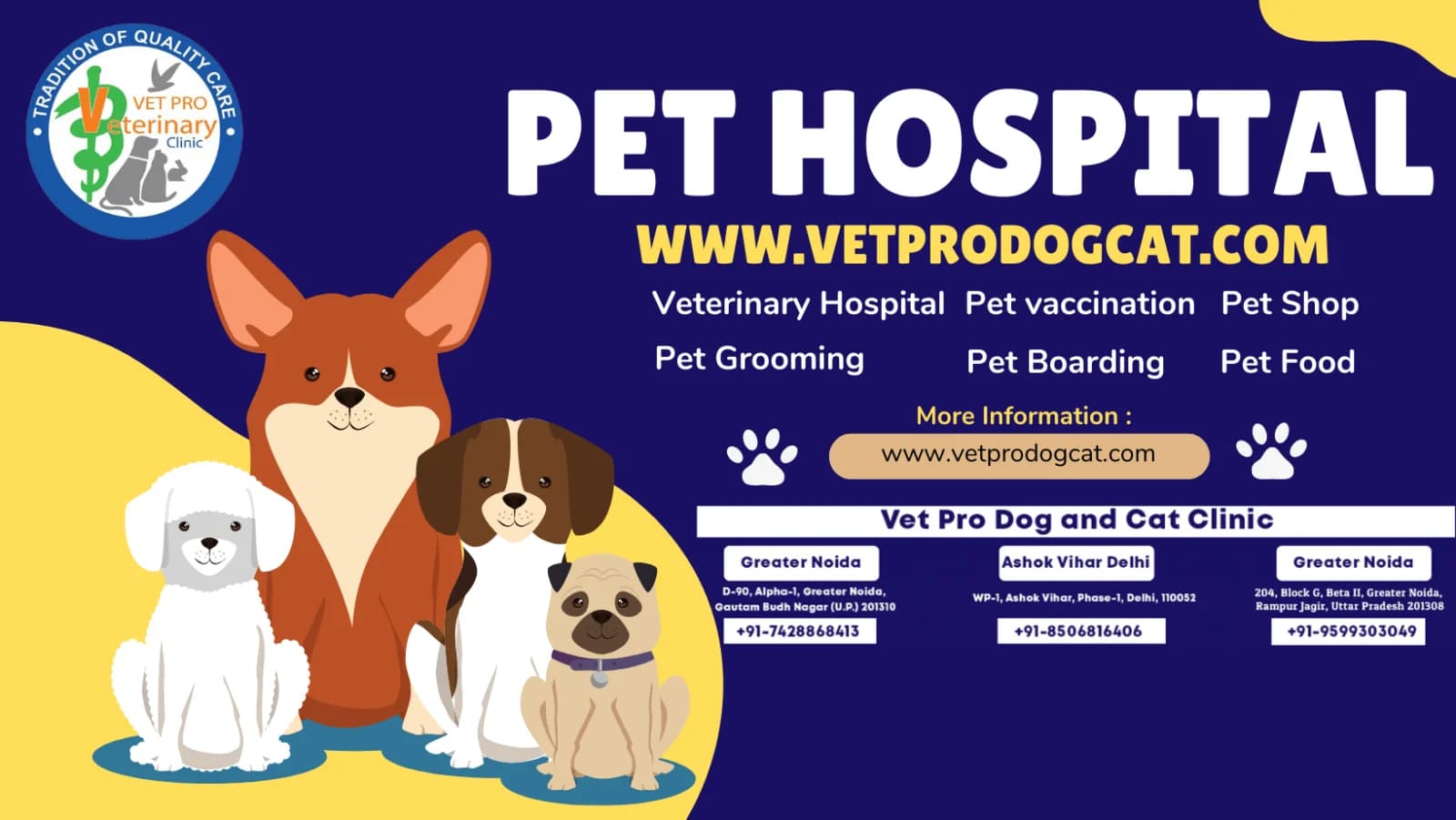 VET PRO Kumar's Dog & Cat Clinic (Delhi)