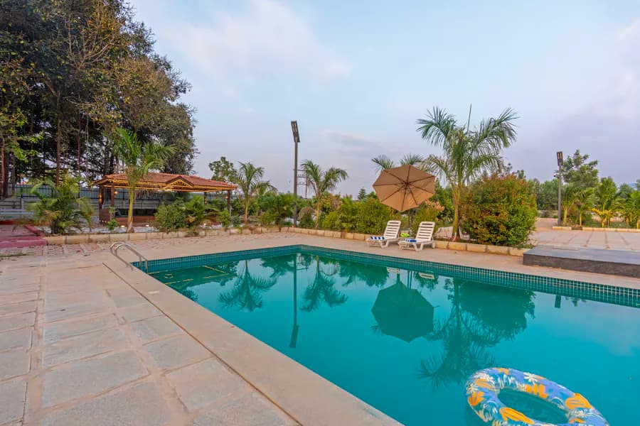 ELIVAAS Courtyard Banyan - 2 BHK with Private Pool in Bengaluru