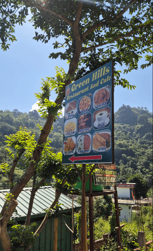 Green Hill Restaurant Rishikesh